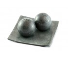 Stone Salt and Pepper Shakers